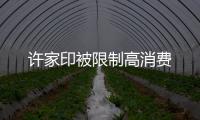 許家印被限制高消費(fèi)