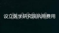 設立醫學研究院執照費用流程