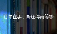 訂單在手，降還得再等等!