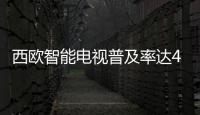 西歐智能電視普及率達45% 德國占比最高達87%