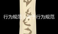 行為規(guī)范（關(guān)于行為規(guī)范的基本情況說明介紹）