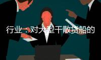 行業：對大型干散貨船的需求減少