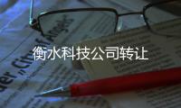 衡水科技公司轉讓