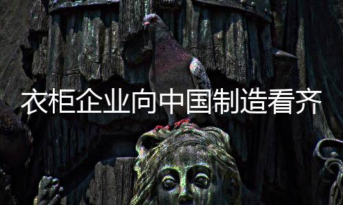 衣柜企業(yè)向中國制造看齊 信息化是必經(jīng)之路