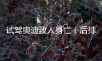 試駕奧迪致人身亡（后排家人未系安全帶死亡）