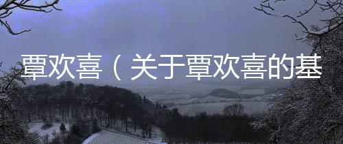覃歡喜（關(guān)于覃歡喜的基本情況說明介紹）