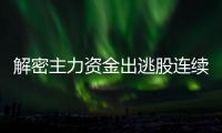 解密主力資金出逃股連續(xù)5日凈流出845股