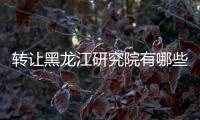 轉讓黑龍江研究院有哪些流程