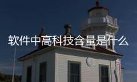 軟件中高科技含量是什么包括軟件中高科技含量的具體內(nèi)容