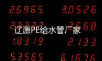 遼源PE給水管廠家