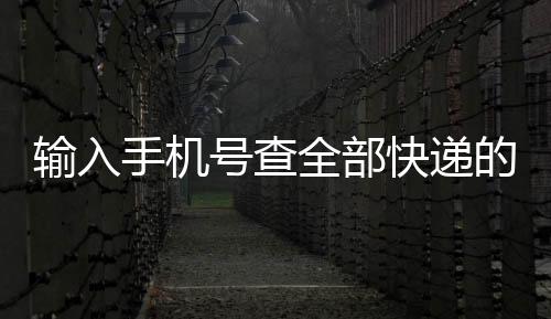 輸入手機號查全部快遞的軟件（輸入手機號查全部快遞）