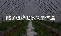貼了退熱貼多久量體溫