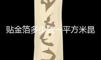 貼金箔多少錢一平方米昆明市（貼金箔多少錢一平方）