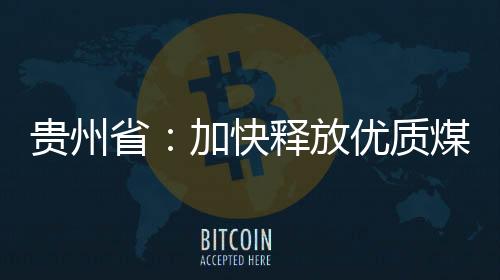 貴州省：加快釋放優質煤炭產能 加大電煤保供力度