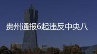 貴州通報6起違反中央八項規定精神問題