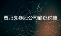 賈乃亮參股公司偷逃稅被罰！此前其工作室曾辟謠“陰陽(yáng)合同”