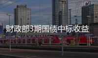 財政部3期國債中標收益率均低于中債估值