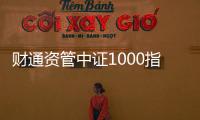 財通資管中證1000指數增強A重倉股華燦光電跌14.87%