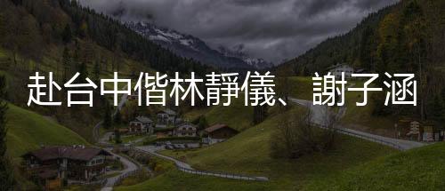 赴臺中偕林靜儀、謝子涵催票　賴清德：立法院過半引擎才有力