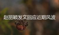 趙麗穎發文回應近期風波 倡議文明交流冷靜發言
