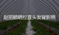 趙麗穎曬拉直頭發背影照 露肩溫柔乖巧