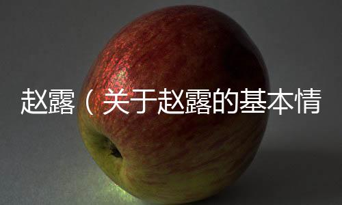 趙露（關于趙露的基本情況說明介紹）