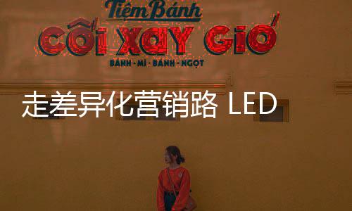 走差異化營銷路 LED企業需求新、求活、求精