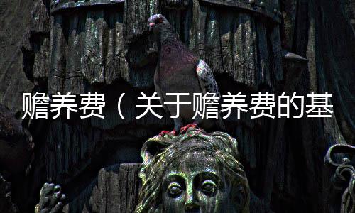 贍養費（關于贍養費的基本情況說明介紹）