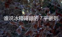 誰說冰箱礙眼的？平嵌到柜子里的容聲，正合適！