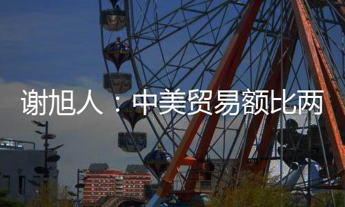 謝旭人：中美貿(mào)易額比兩國(guó)建交之初增長(zhǎng)近180倍
