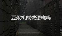 豆漿機能做蛋糕嗎