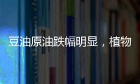 豆油原油跌幅明顯，植物油回調