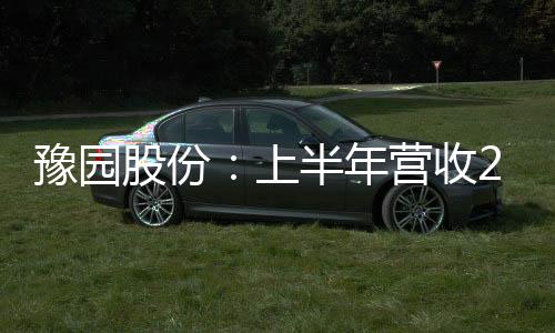 豫園股份：上半年營收275.7億元，深入貫徹“東方生活美學”置頂戰略