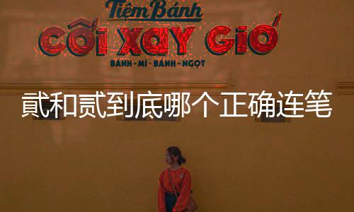 貮和貳到底哪個正確連筆寫法（貮和貳到底哪個正確）