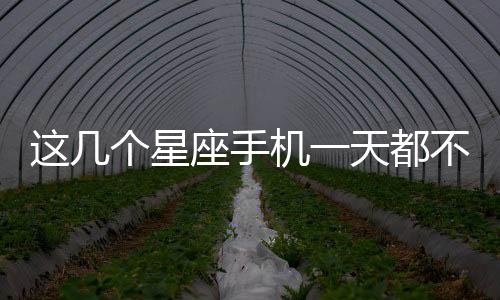 這幾個星座手機一天都不能離手！