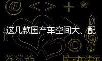 這幾款國產車空間大、配置高 實力不輸合資