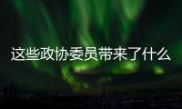 這些政協委員帶來了什么提案？