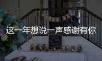 這一年想說一聲感謝有你