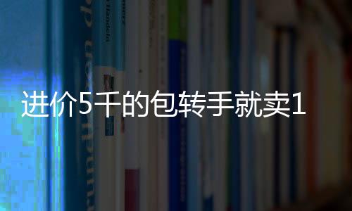 進價5千的包轉手就賣1.7萬 華倫天奴朝陽第四分店被罰款14.24萬元