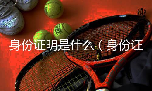 身份證明是什么（身份證明怎么寫(xiě)）