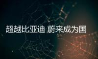 超越比亞迪 蔚來成為國內(nèi)市值最高車企