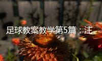 足球教案教學第5篇：注意學生的目標反饋，隨著音樂做放松運動