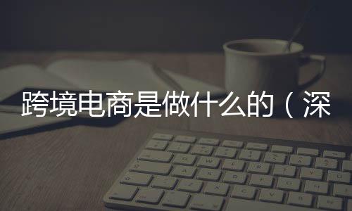 跨境電商是做什么的（深度揭秘跨境電商）