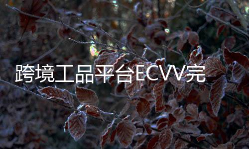 跨境工品平臺ECVV完成B+輪融資