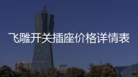 飛雕開關(guān)插座價格詳情表