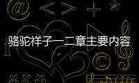 駱駝祥子一二章主要內容 駱駝祥子一二章主要內容是什么