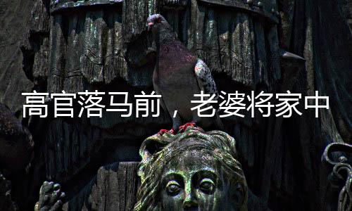高官落馬前，老婆將家中大量名貴白酒倒入下水道