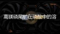 高鎂磷尾礦在磷酸中的溶解動力學