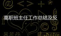 高職班主任工作總結及反思（高職班主任工作總結）
