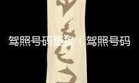 駕照號(hào)碼更換（駕照號(hào)碼查詢）